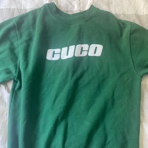 Unisex Official Cuco 2019 NA Tour Green Pullover